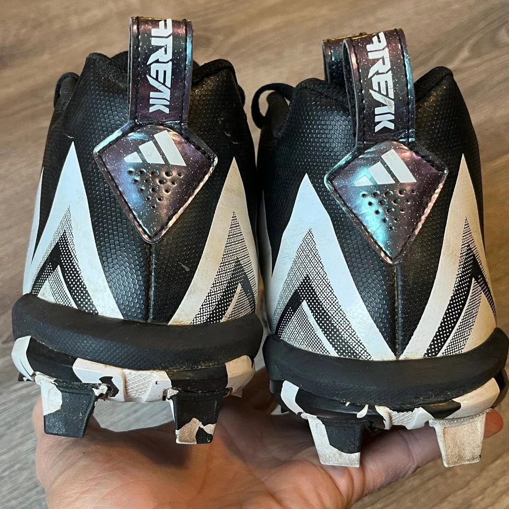 Adidas Freak Spark 23‎ Football Cleats Black White Mid Mens 11 UK 10.5 EU 45 1/3